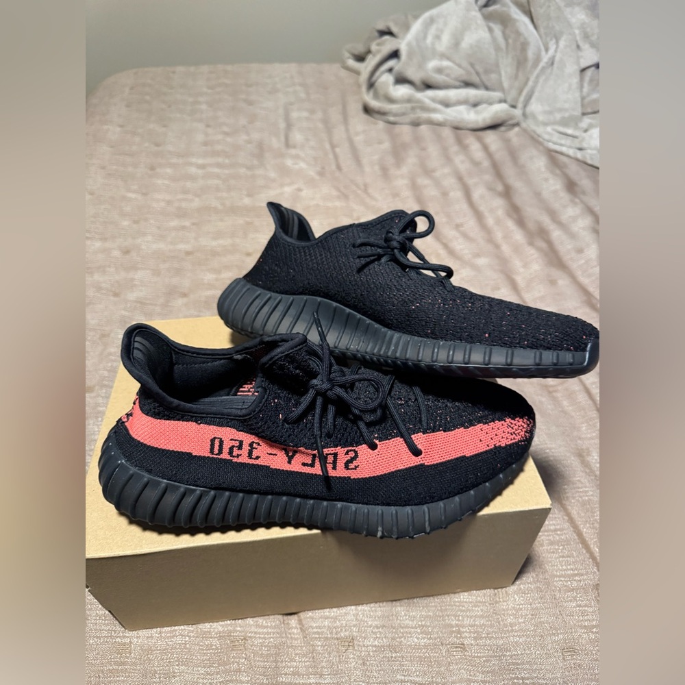 Black and Red Sneakers